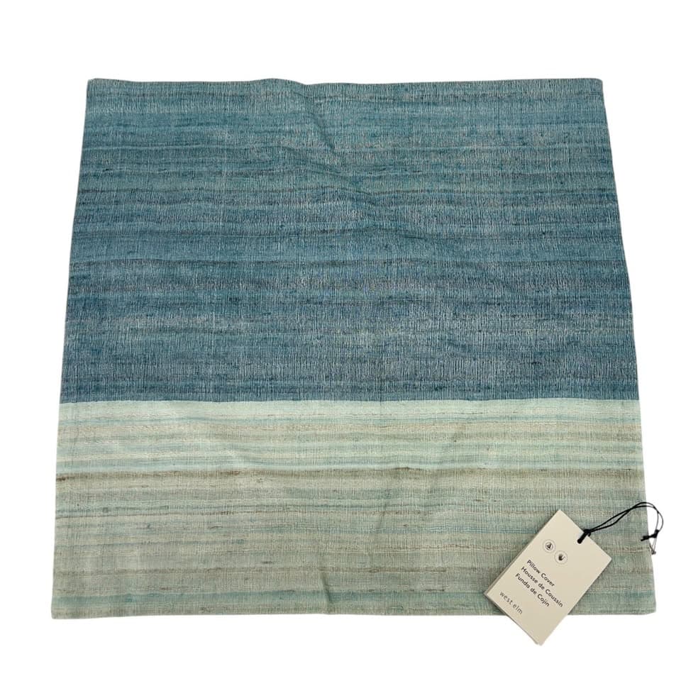 NWT West Elm Shiny Silk Pillow Cover