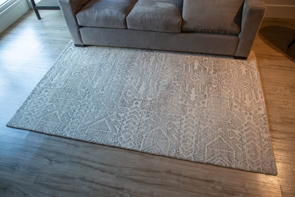 West Elm Hieroglyph Tufted Wool Rug 5x8