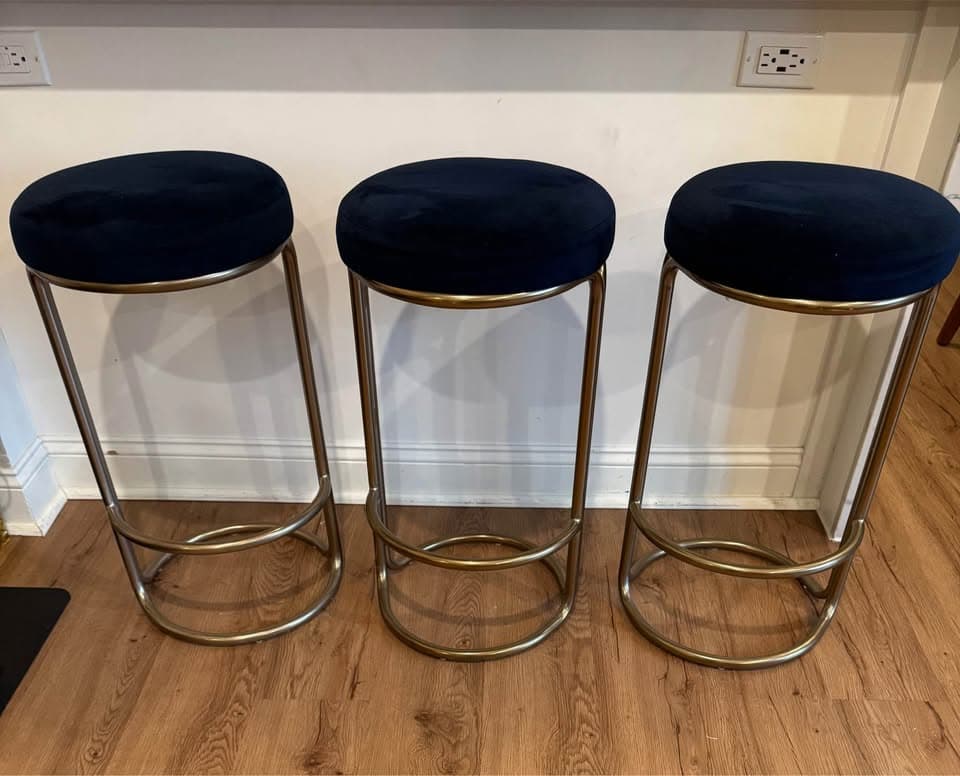 West Elm Cora Counter Stools (Set of 3)