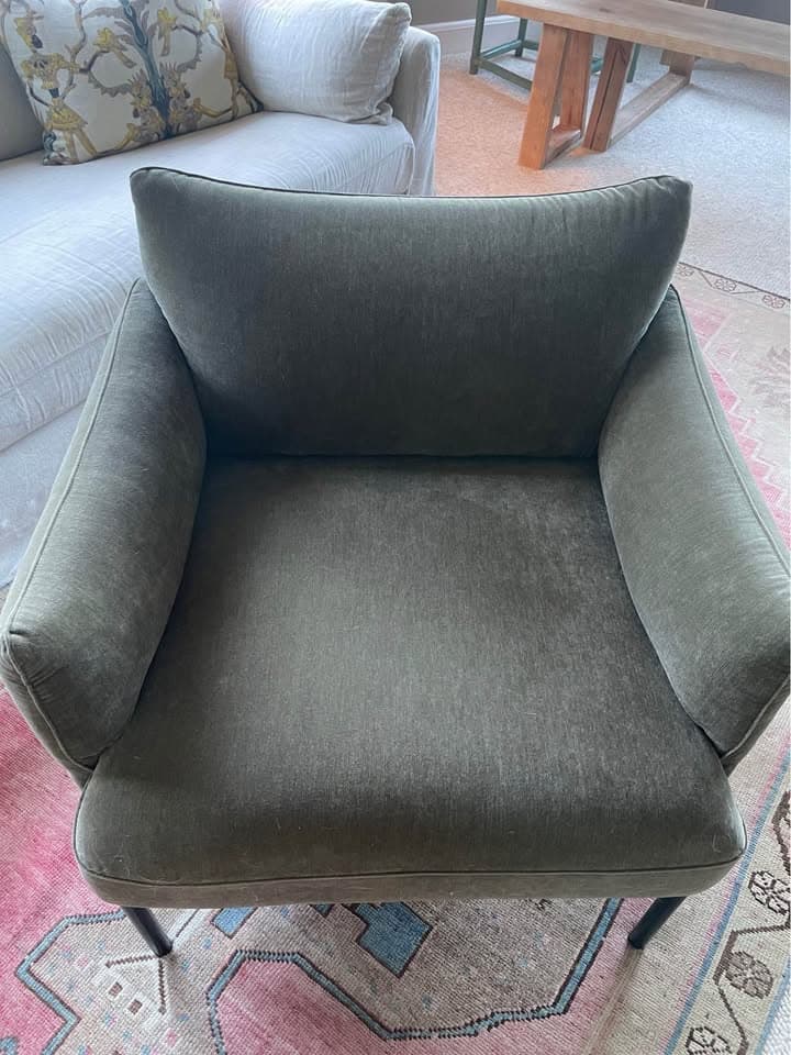 West Elm Penn Chair - Green