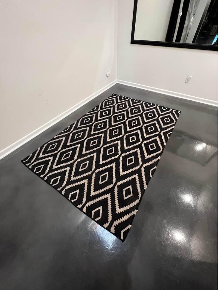 West Elm Chevron Wool Rug For Sale