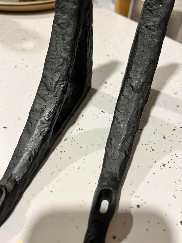 West Elm Cast Iron Rustic Shelf Brackets