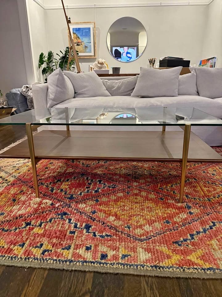 West Elm Mid-Century Modern Art Display Coffee Table (46”)