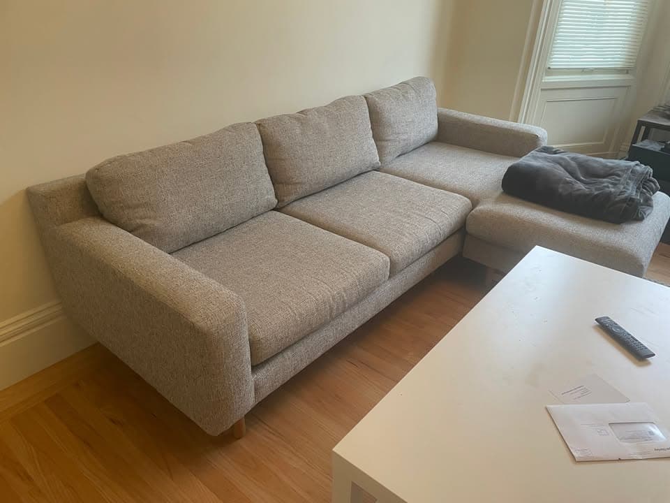 Reversible Sectional Couch (West Elm)
