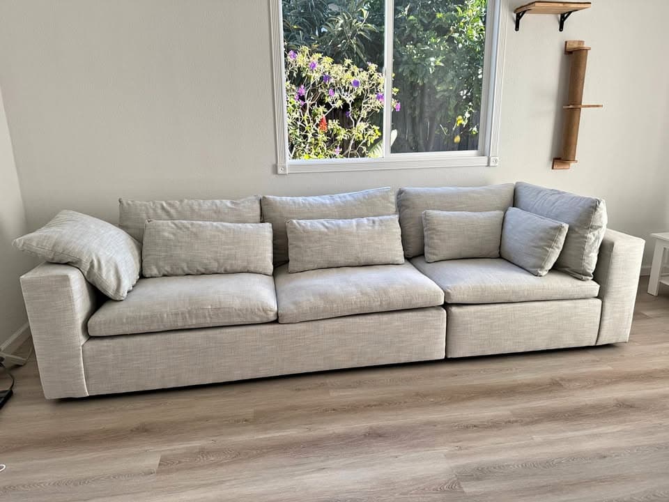 West Elm Sofa with Ottoman