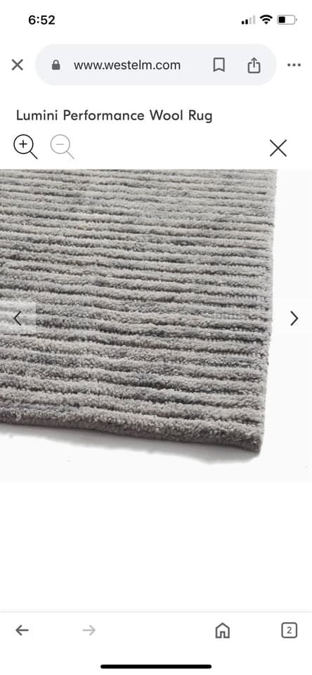 West Elm Wool Rug